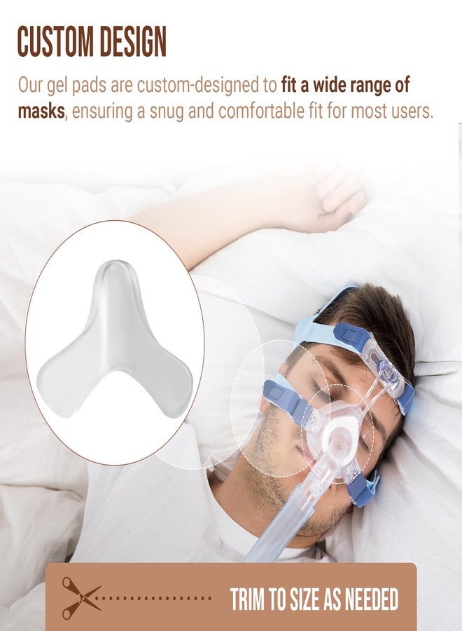 Calvana (6-Pack) Calvana CPAP Nose Pads, Universal Fit for Most CPAP Masks, Enhanced Comfort for Sleep Therapy, Reusable Up to 15 Times, Reduces Pressure and Skin Irritation, Latex & Silicone Free - Image 4